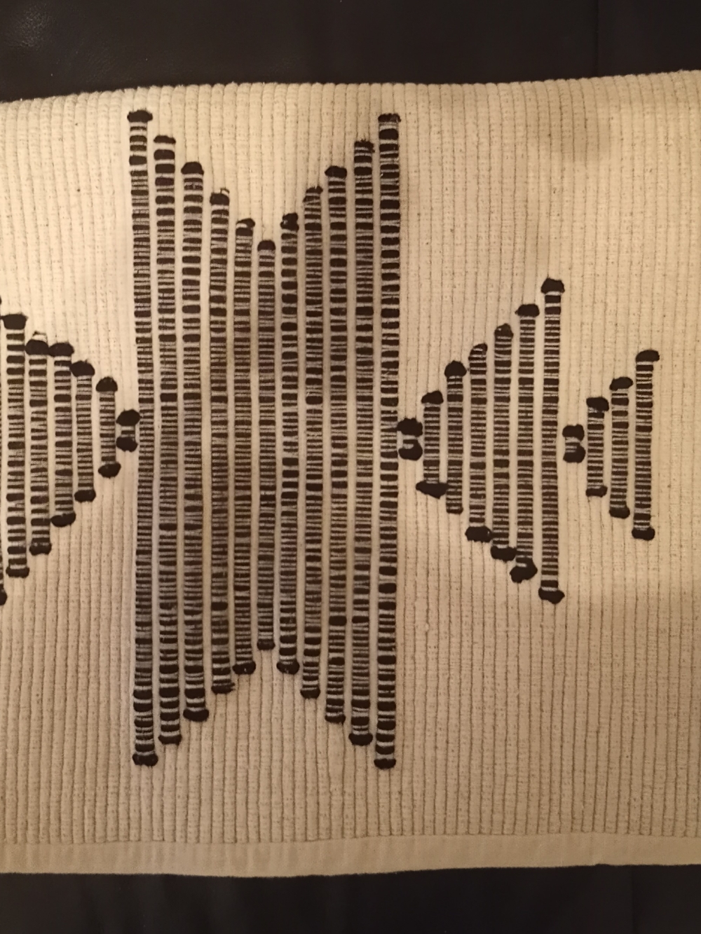 Neutral Cream and Black Bohemian Pillow Case